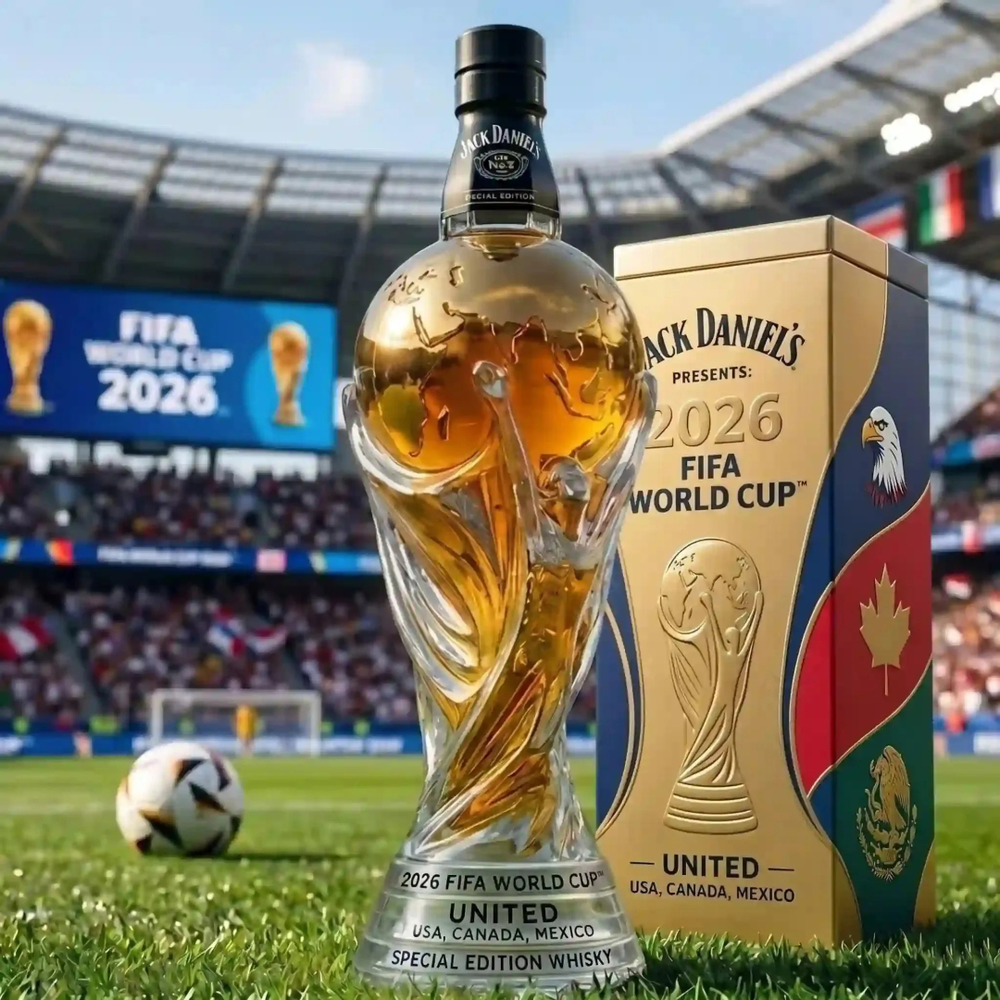 Limited Edition Championship Whisky Bottle – Collectible Soccer-Themed Decanter