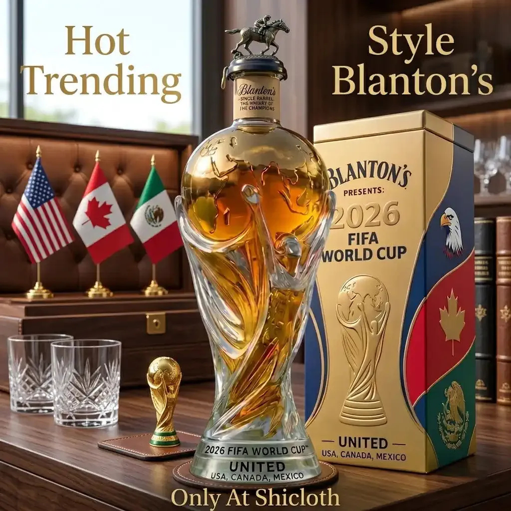 Limited Edition Championship Whisky Bottle – Collectible Soccer-Themed Decanter