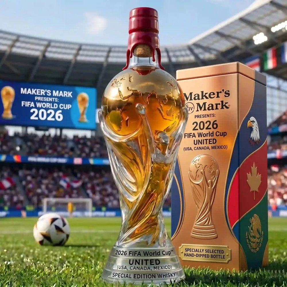 Limited Edition Championship Whisky Bottle – Collectible Soccer-Themed Decanter
